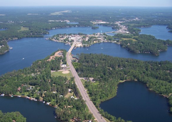 aerial view of minocqua N11445 Co Rd A LOT 18, Tomahawk, WI 54487